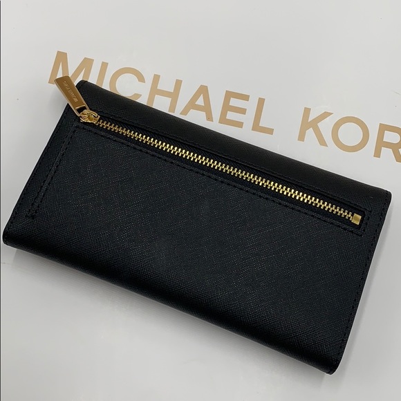 Michael Kors Jet Set Travel Lg Trifold Wallet - Picture 2 of 16